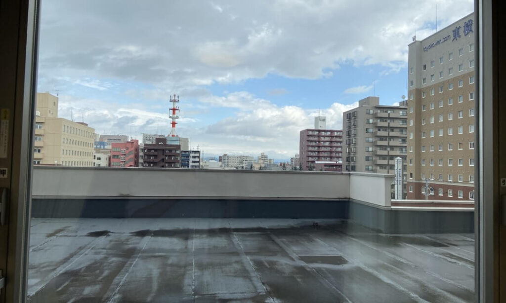 ホテルWBFグランデ旭川　窓からの眺め